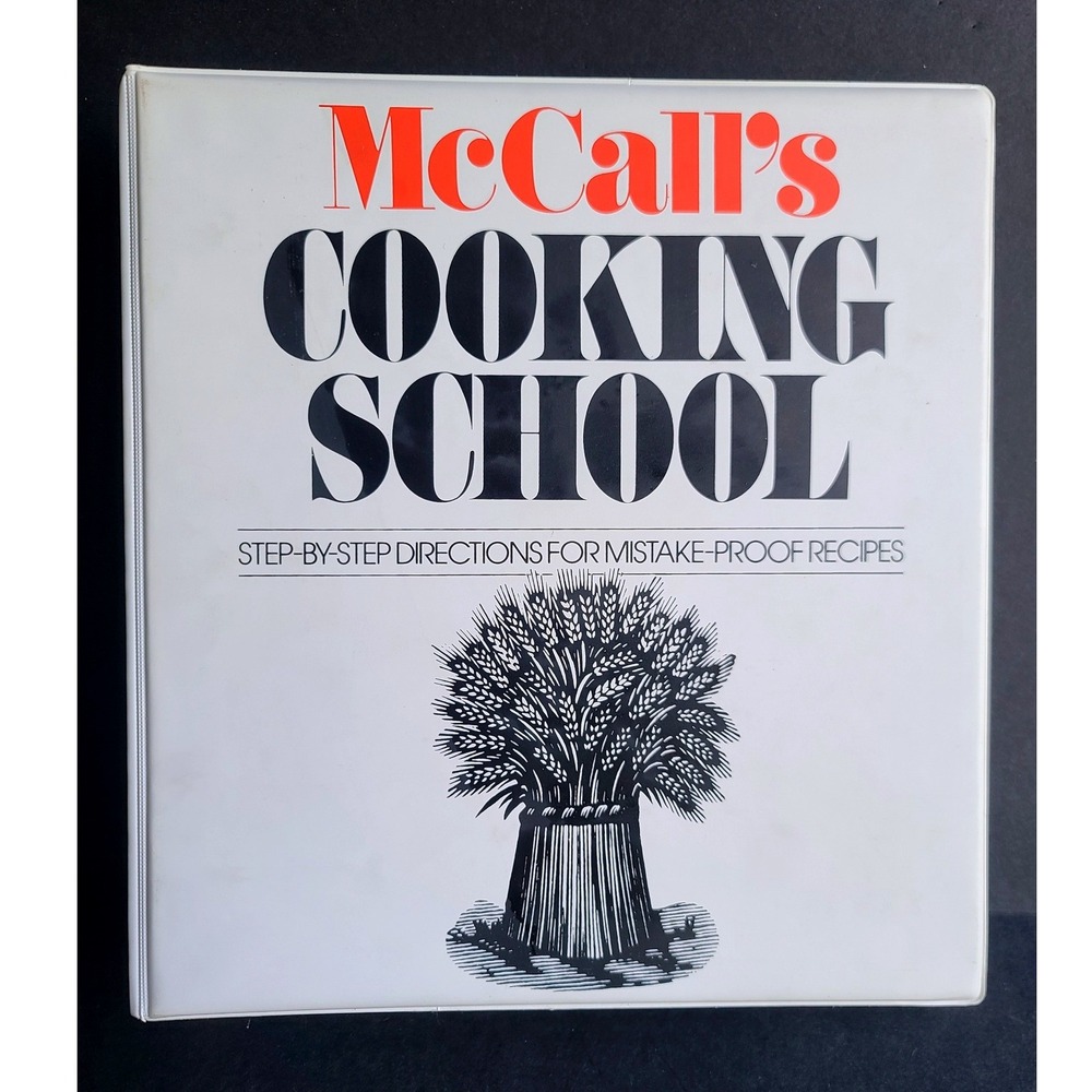 McCall's Cooking School Binder‎ #2 Vintage Recipe Book Xerox Education VIDEO
